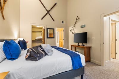 Additional view of the King bedroom highlights layout and access to private ensuite bath.