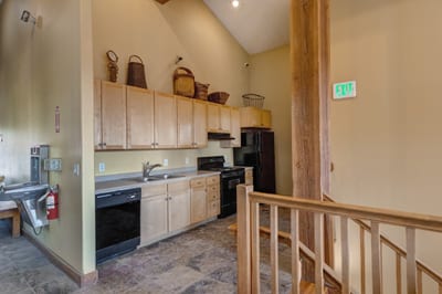 Fitness center with TV and natural light helps you stay active even on rest days.