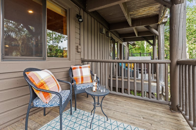 Step onto your private balcony to sip coffee or stargaze from the cozy chairs. BBL-351A