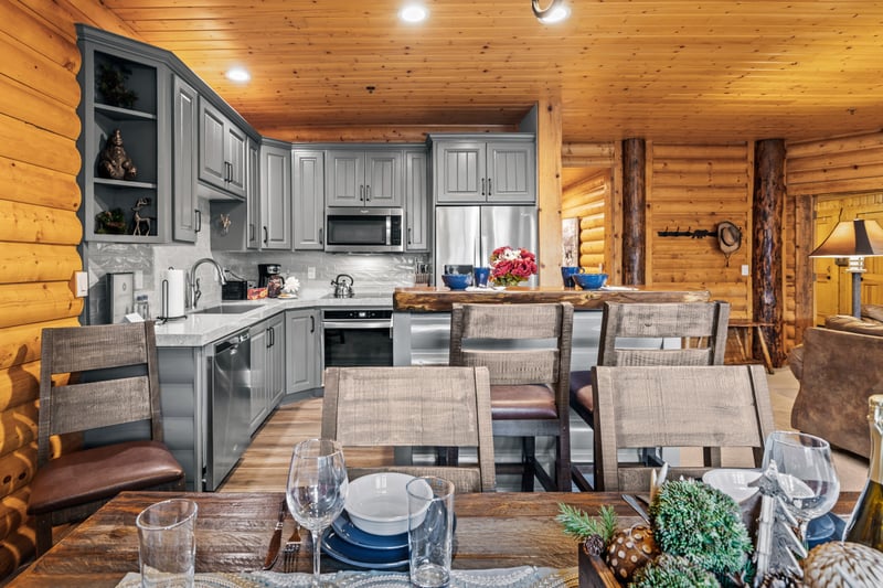 The open-concept layout keeps dining and lounging areas connected, making them ideal for social time after adventures. BBL-351A