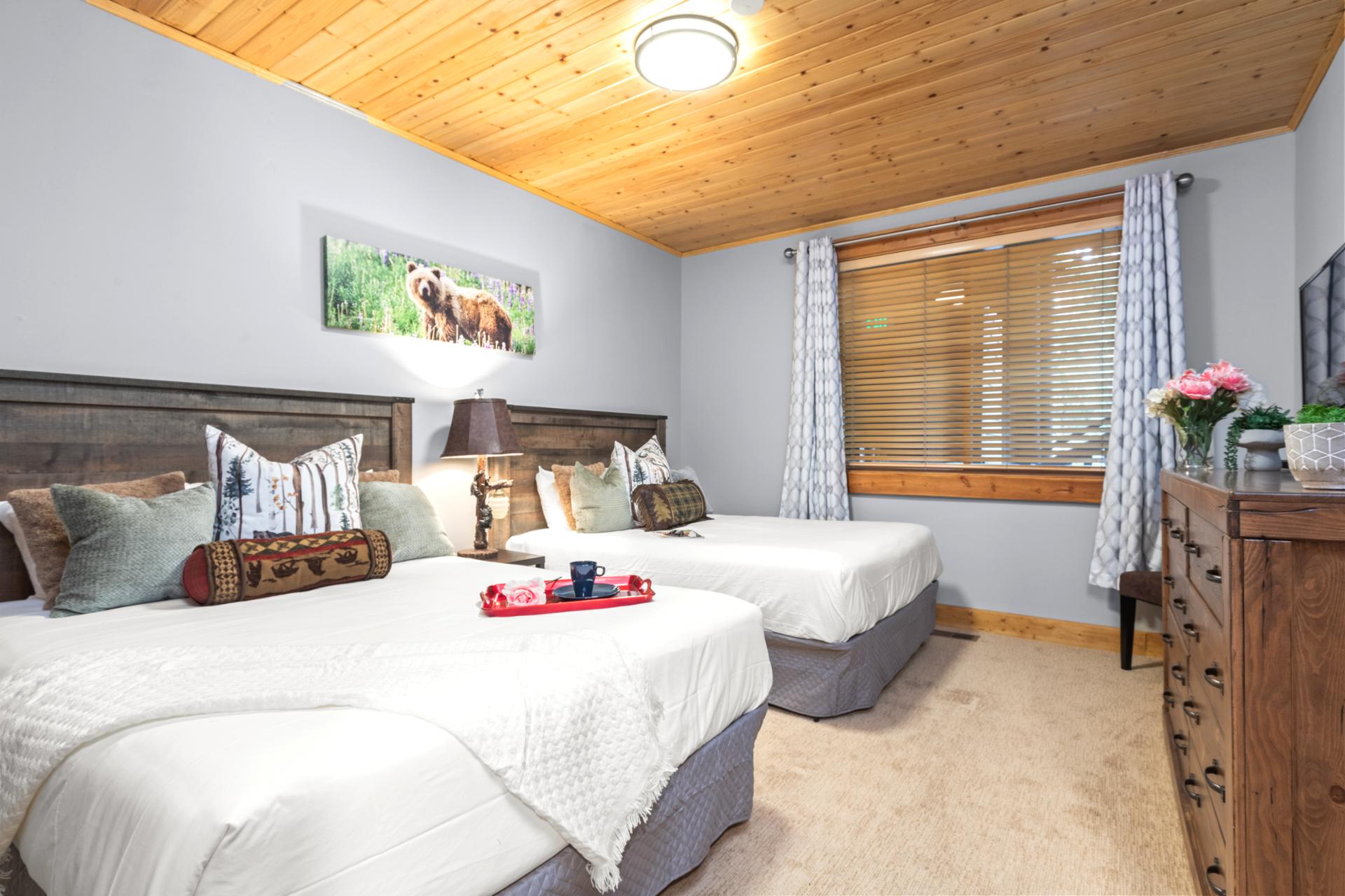 Second bedroom offers two Queen beds, making it perfect for families or groups of friends.