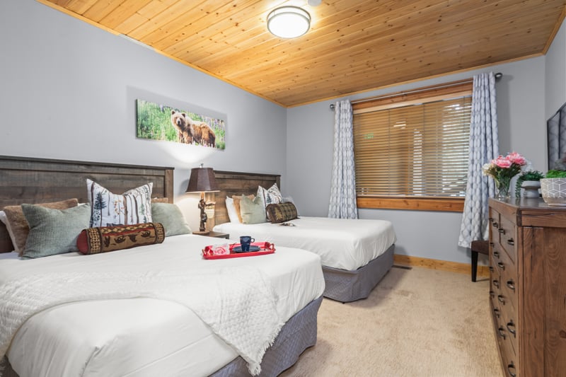 Second bedroom offers two Queen beds, making it perfect for families or groups of friends.