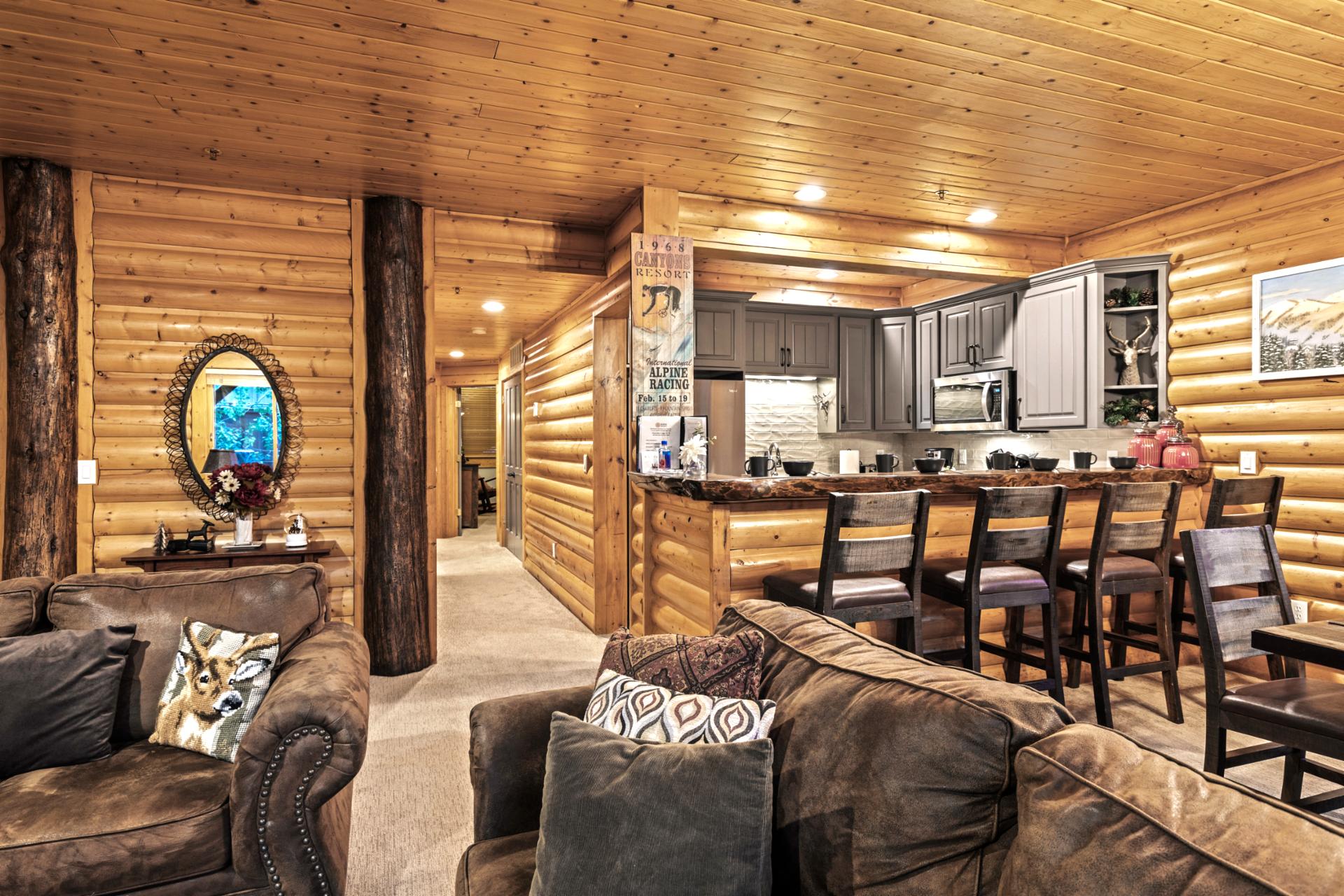 Gather in the open-concept layout that flows from kitchen to dining to living, great for socializing.