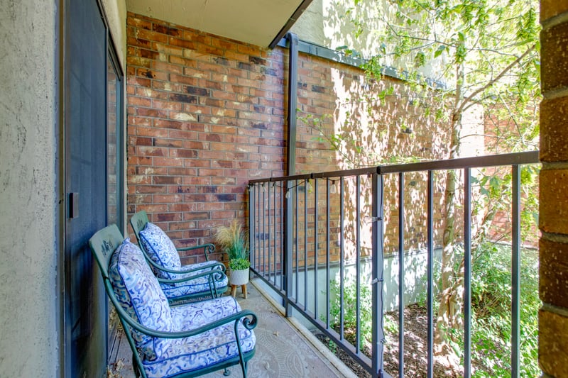 Start your day on the deck with fresh air and coffee in hand.