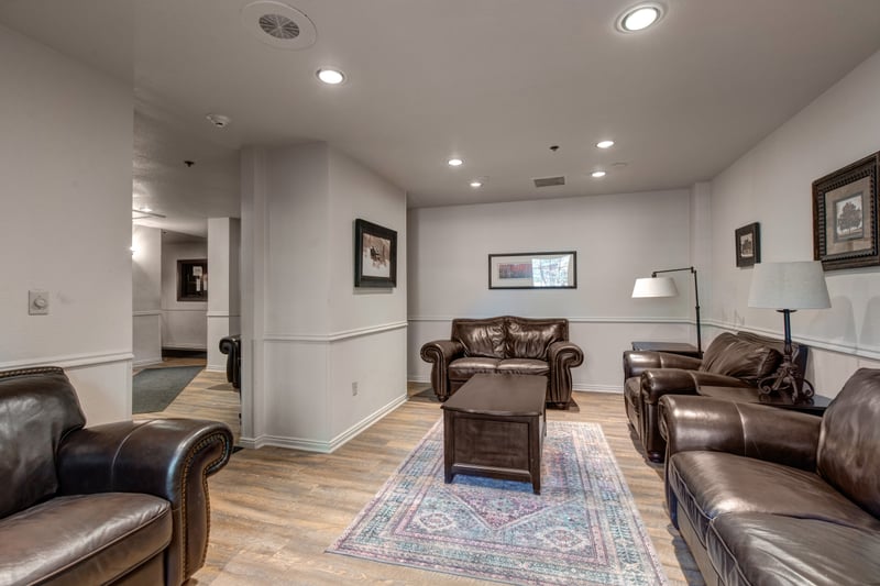 Comfortable lobby space offers seating and a welcoming arrival area.
