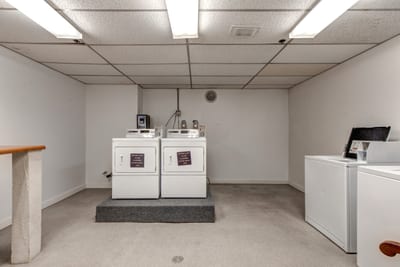 Community laundry room is available on-site for added convenience during extended stays.
