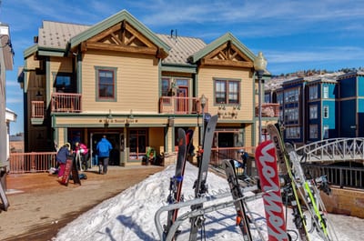 Just steps from the lift and village shops for ultimate ski-in/ski-out ease.