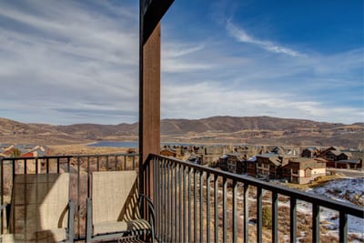 Your private balcony is perfect for sipping coffee while watching the sunrise over the mountains.