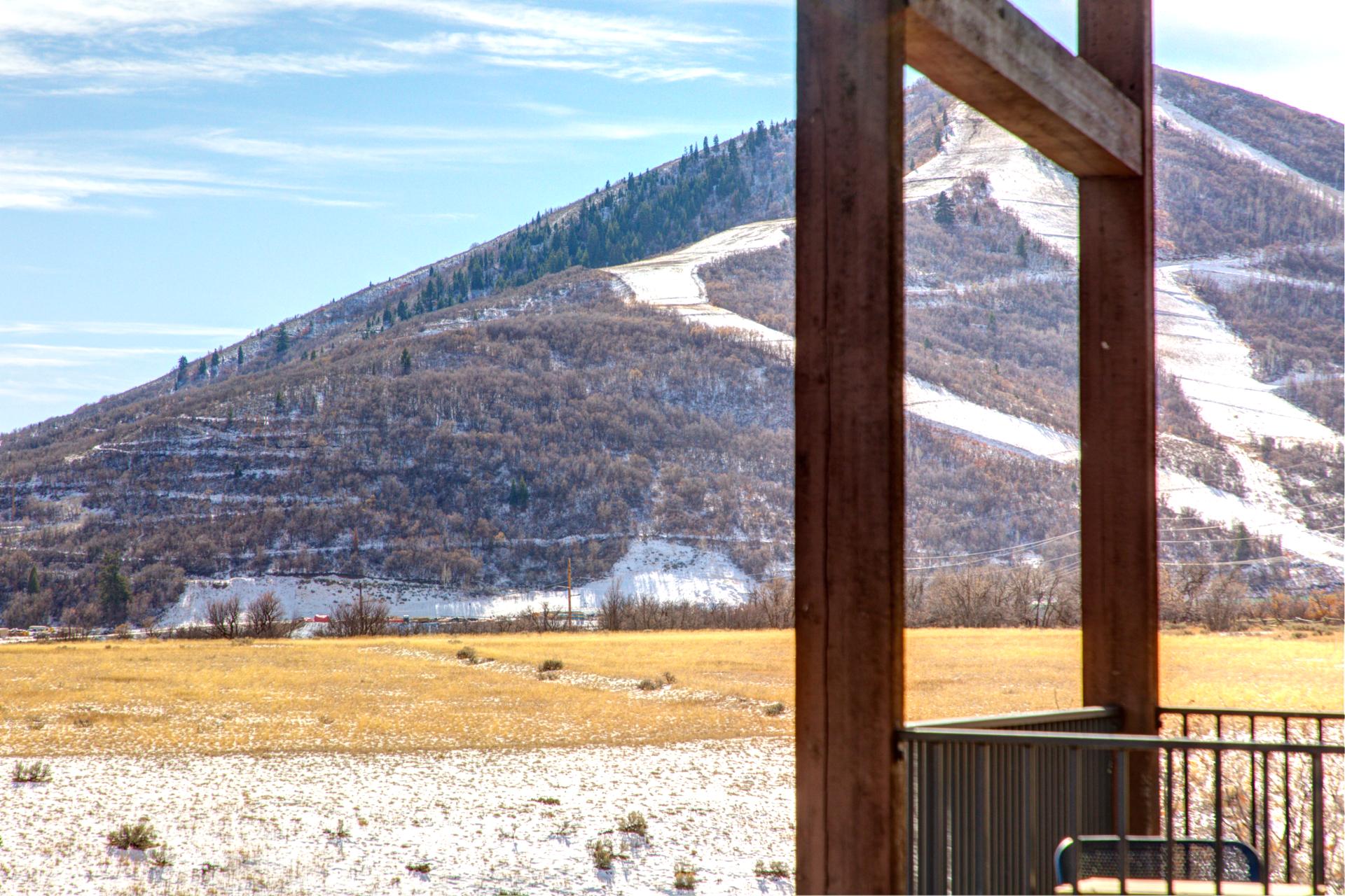 Gaze out across snow-covered fields and dramatic peaks. Every season offers something new.