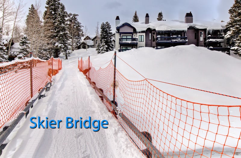 Ski access is just steps away. Clip in and ski out with ease.