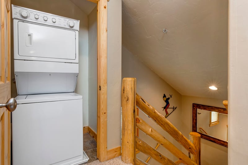 In-unit laundry adds convenience for longer stays or family travel.