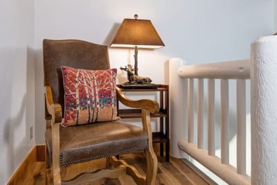 Quiet loft seating for catching up on your favorite book