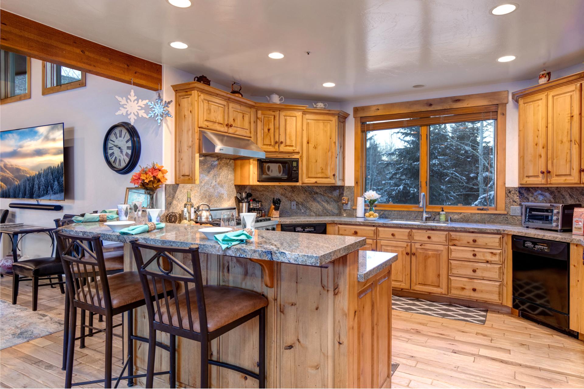 4 additional kitchen bar stools for gathering