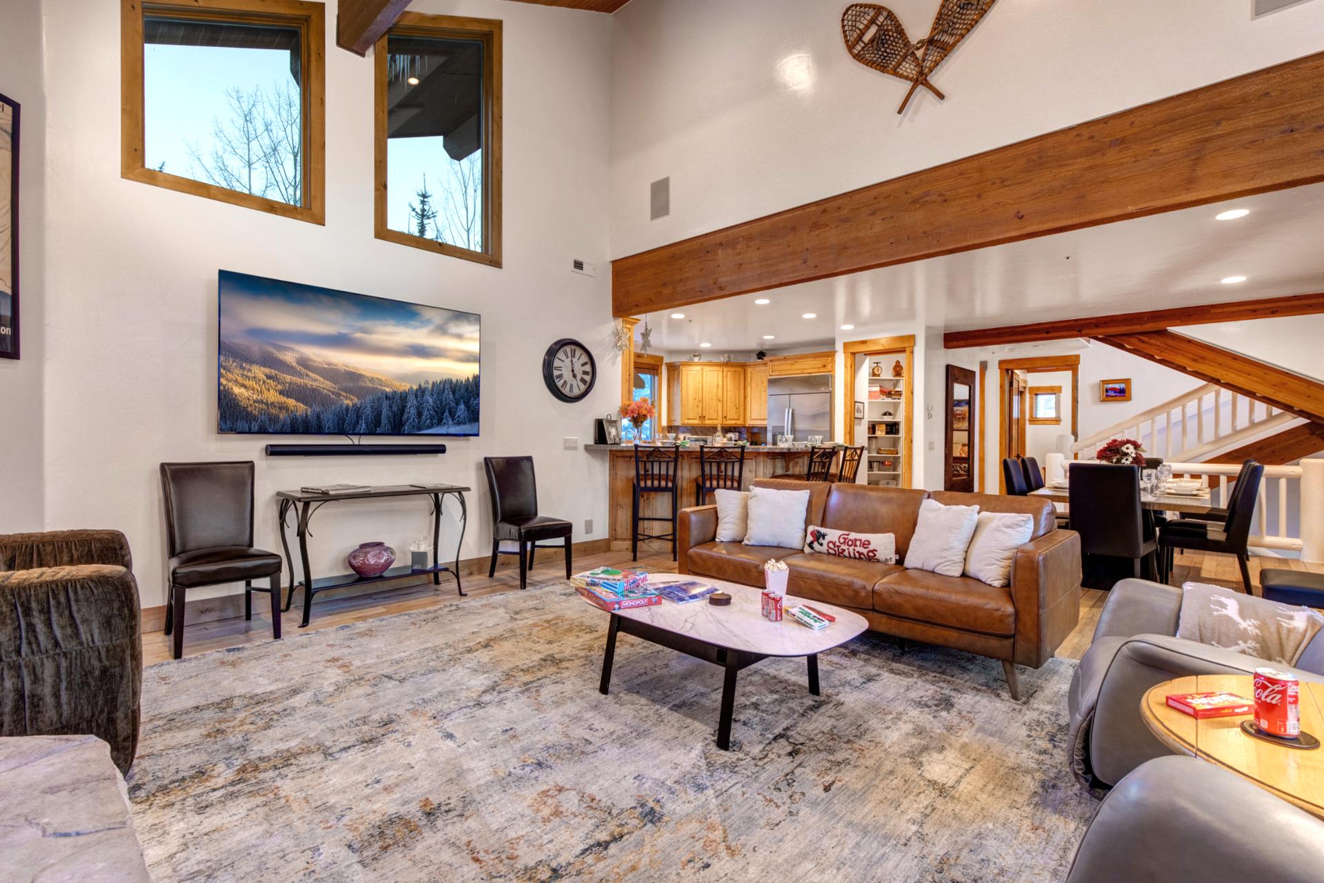 Extra large TV for those special sports or movies - Smart TV