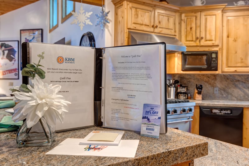 KBM Welcome book providing you quick glance assistance for restaurants and activities