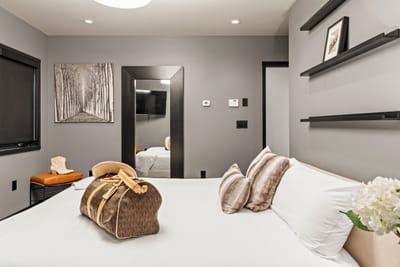 View from the opposite angle shows additional furnishings and spacious layout. PEA-1114