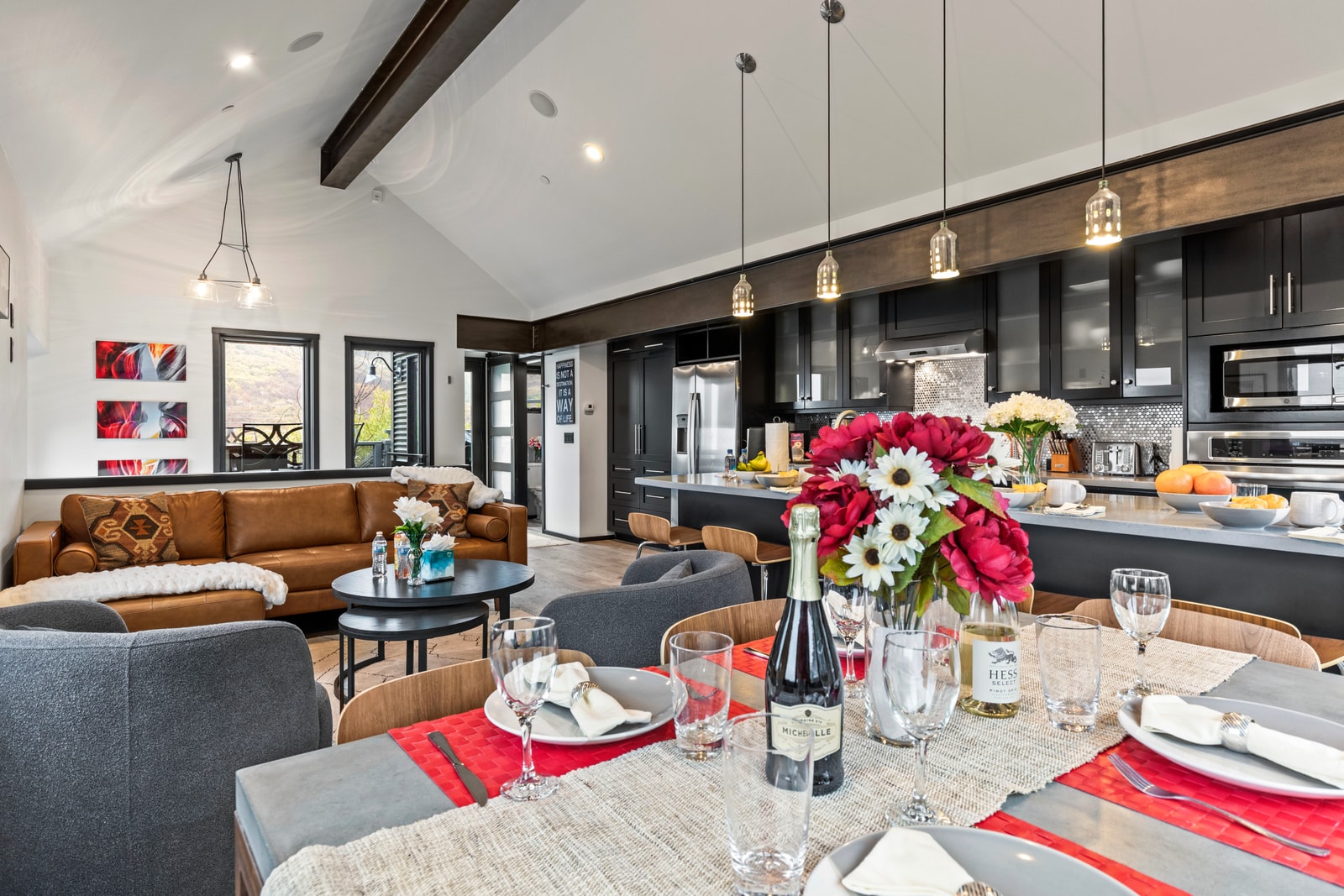 Dining area connects directly to the kitchen and living spaces for seamless entertaining.