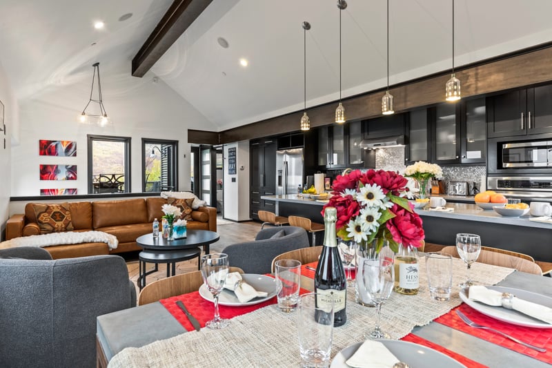 Dining area connects directly to the kitchen and living spaces for seamless entertaining. PEA-1114
