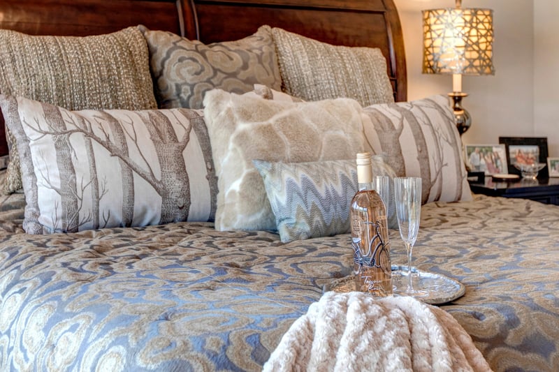 Sink into plush linens in your King bed and wake up surrounded by alpine charm.
