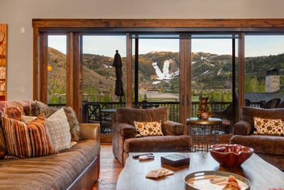 Step from indoor comfort to open air living on your expansive deck with sweeping views.