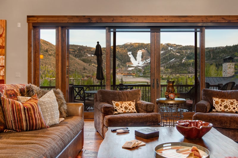 Step from indoor comfort to open air living on your expansive deck with sweeping views.