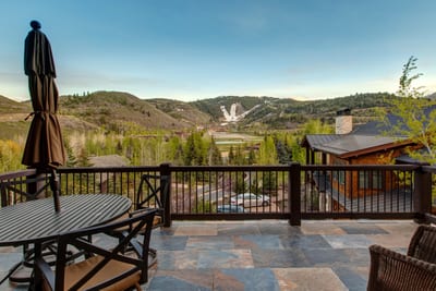Sip your morning coffee or evening wine with open views of the surrounding hills.