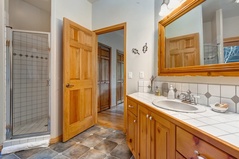 Guest Bath includes a walk-in shower