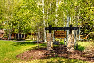 Your stay is nestled in the peaceful, tree-lined Nordic Village community, minutes from trails and slopes.