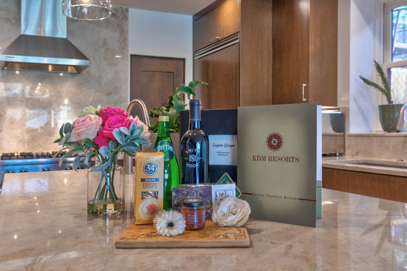 Your kitchen is stocked with quality cookware and KBM welcome amenities to start your stay in style. PEA-1009