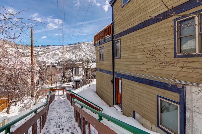 A quiet neighborhood setting surrounded by mountain charm and walkable access to Main Street.