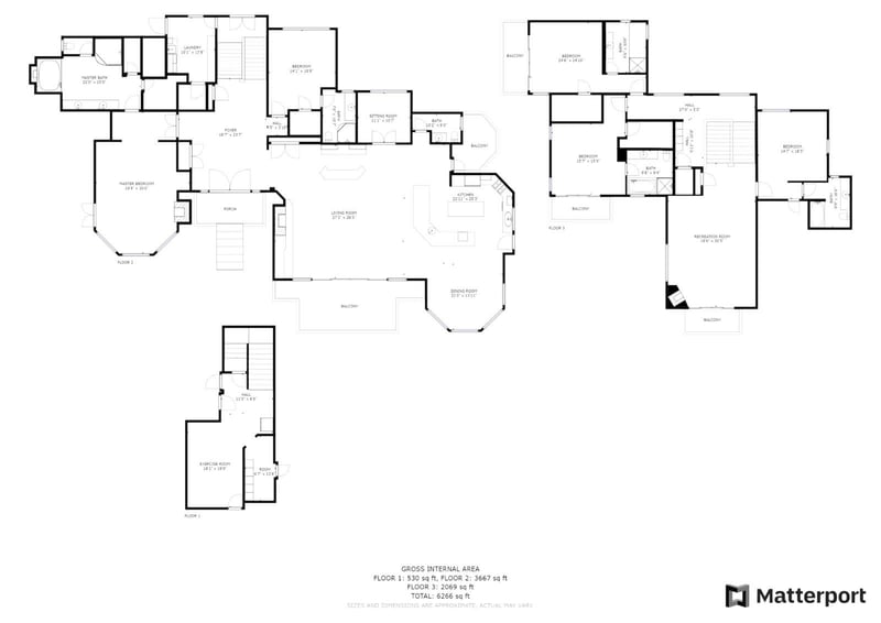 Property layout for easy reference across all four levels and spacious living zones.