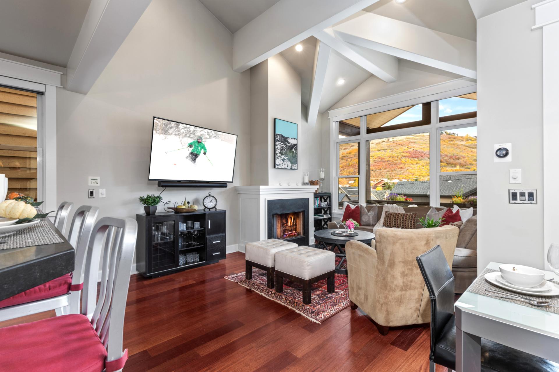 Open layout connects living, kitchen, and dining, with plenty of space for family and friends.