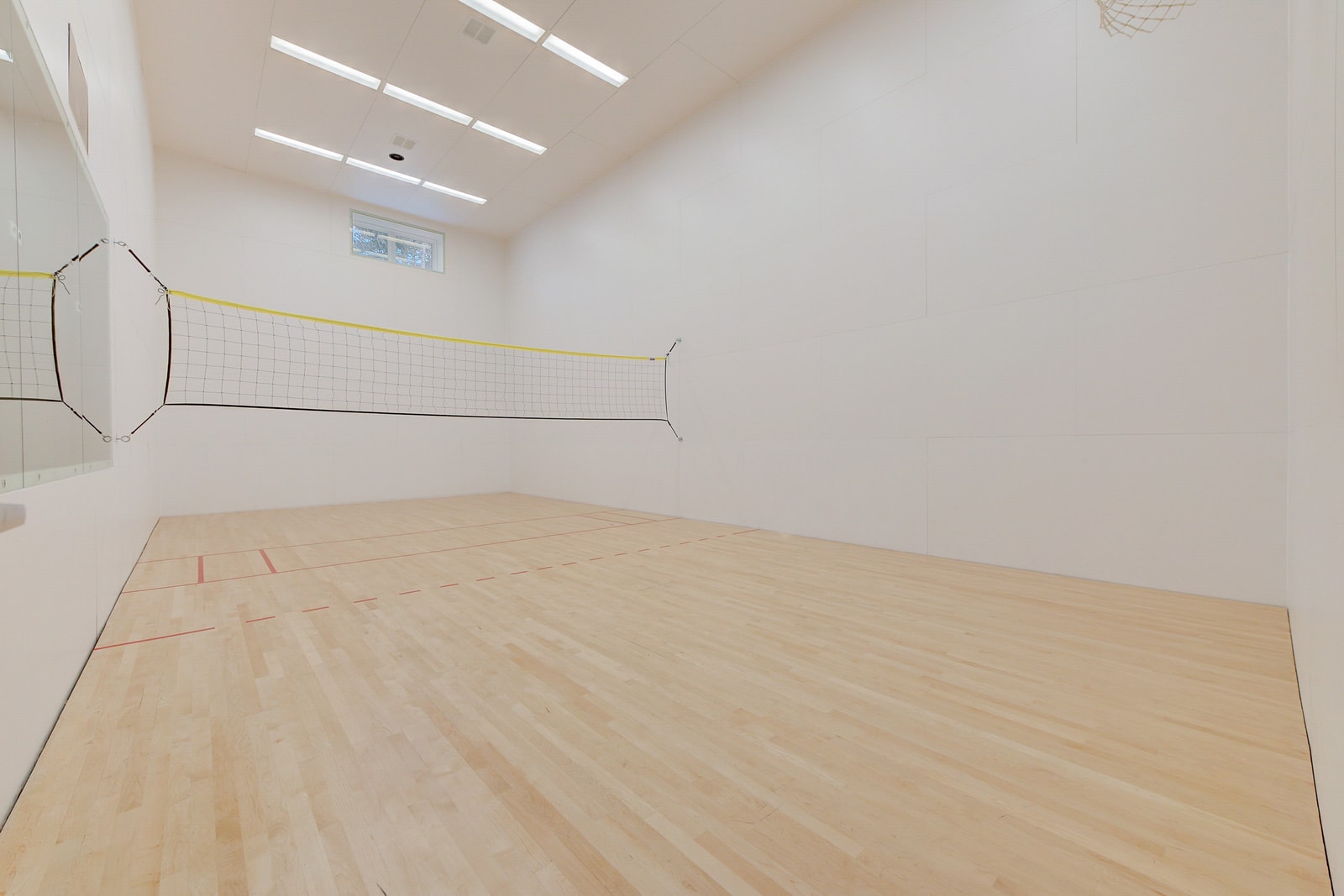 Full-size indoor court lets you play pickleball, practice shots, or host a tournament.