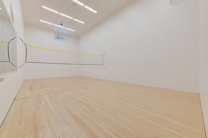 Full-size indoor court lets you indoors .