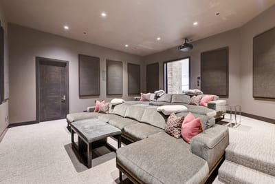 Home theater offers even more entertainment space for movie lovers. PCO-184M
