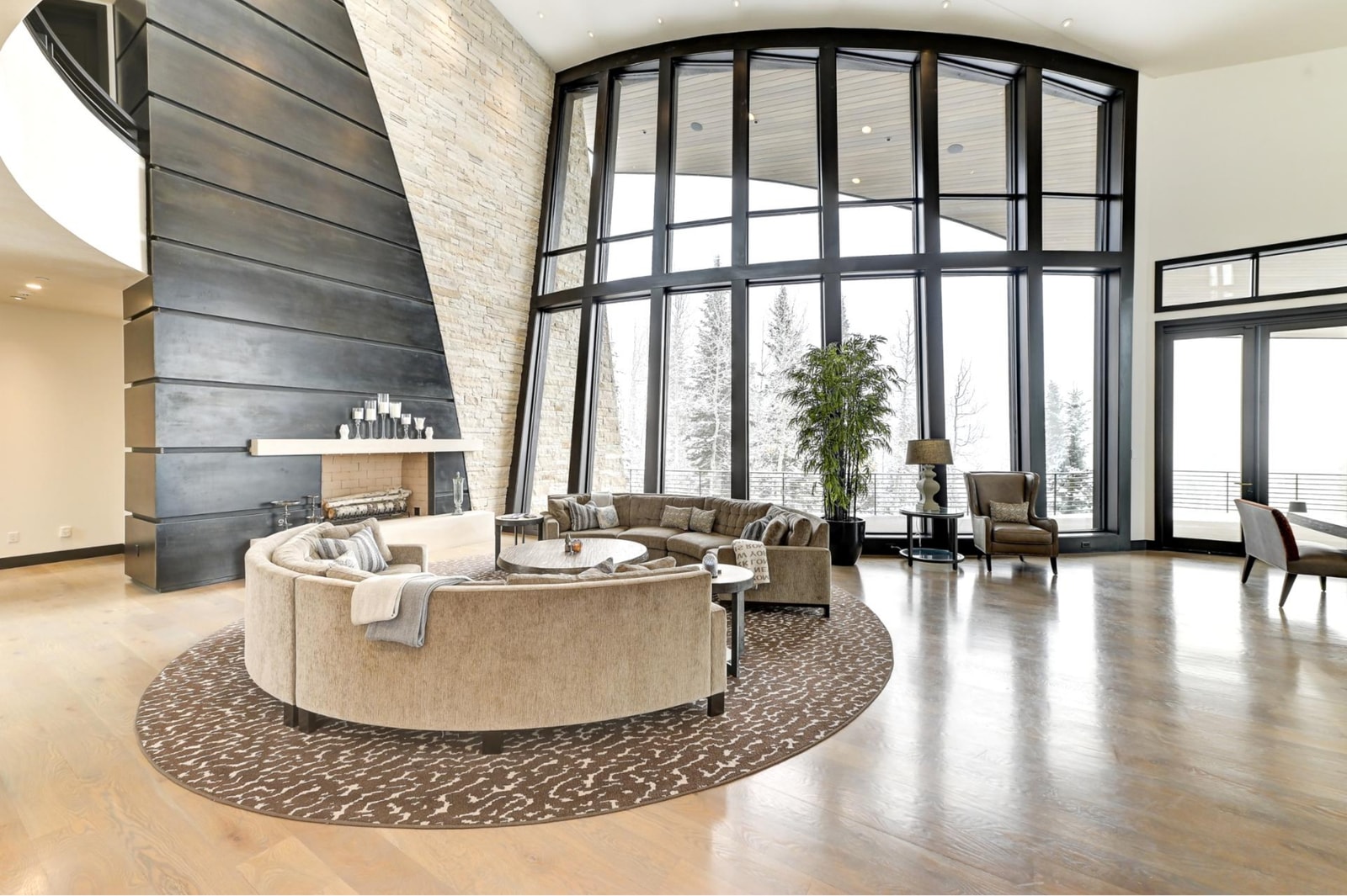 Grand layout with flowing lines and expansive seating makes every gathering memorable.