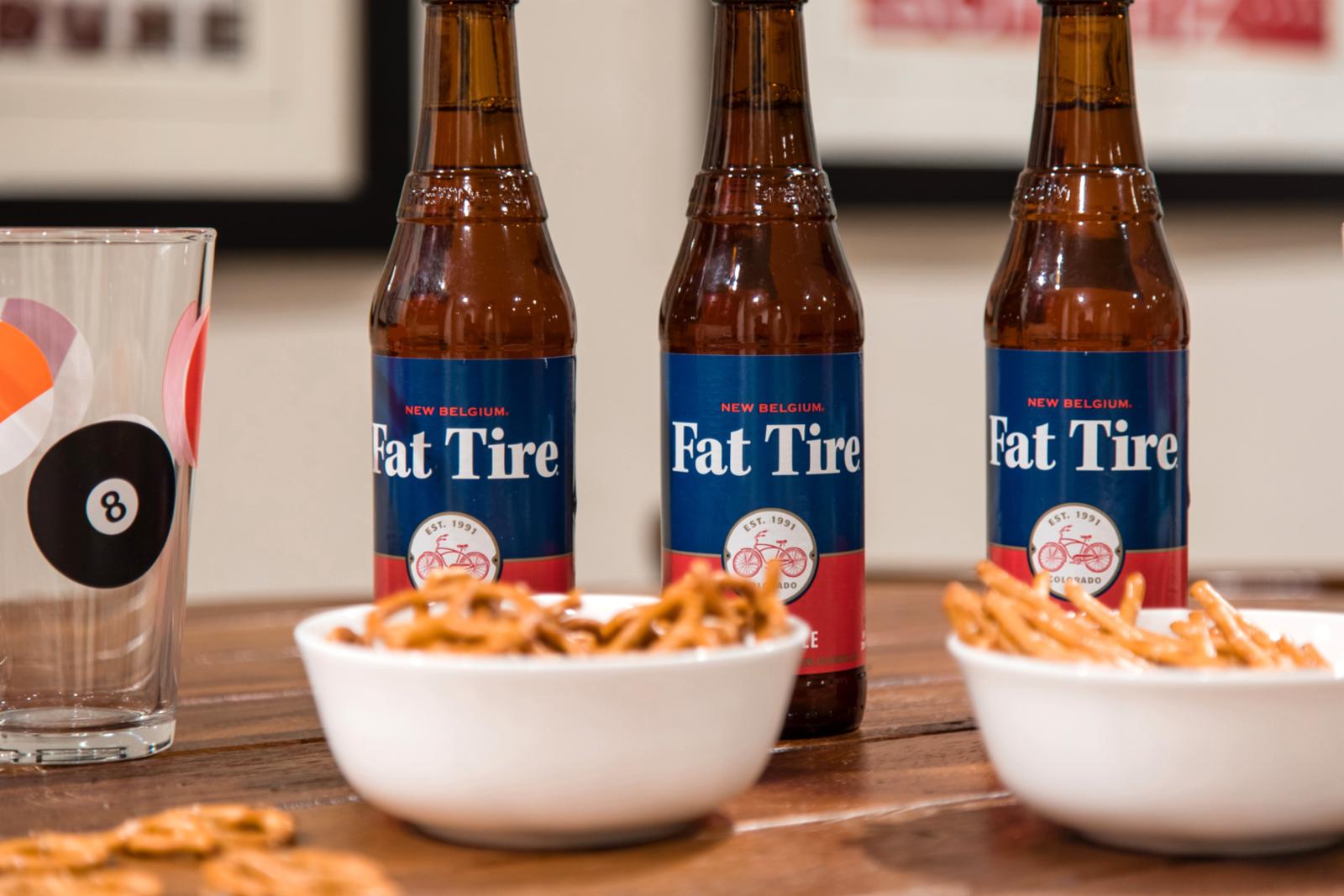 Bar snacks and brews complete the perfect night in.