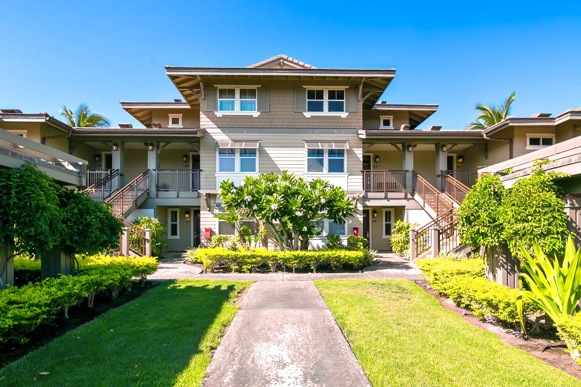 A serene oasis nestled in tropical greenery and sunshine   