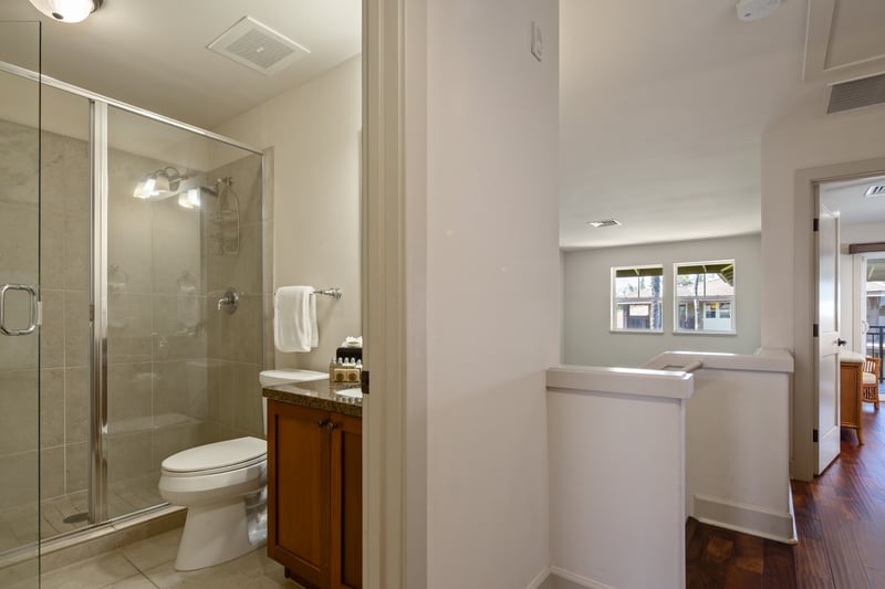 Relax in a bathroom designed with ease, comfort, and style in mind