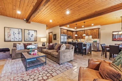 Spacious layout connects living, dining, and kitchen areas for easy gathering and entertaining.