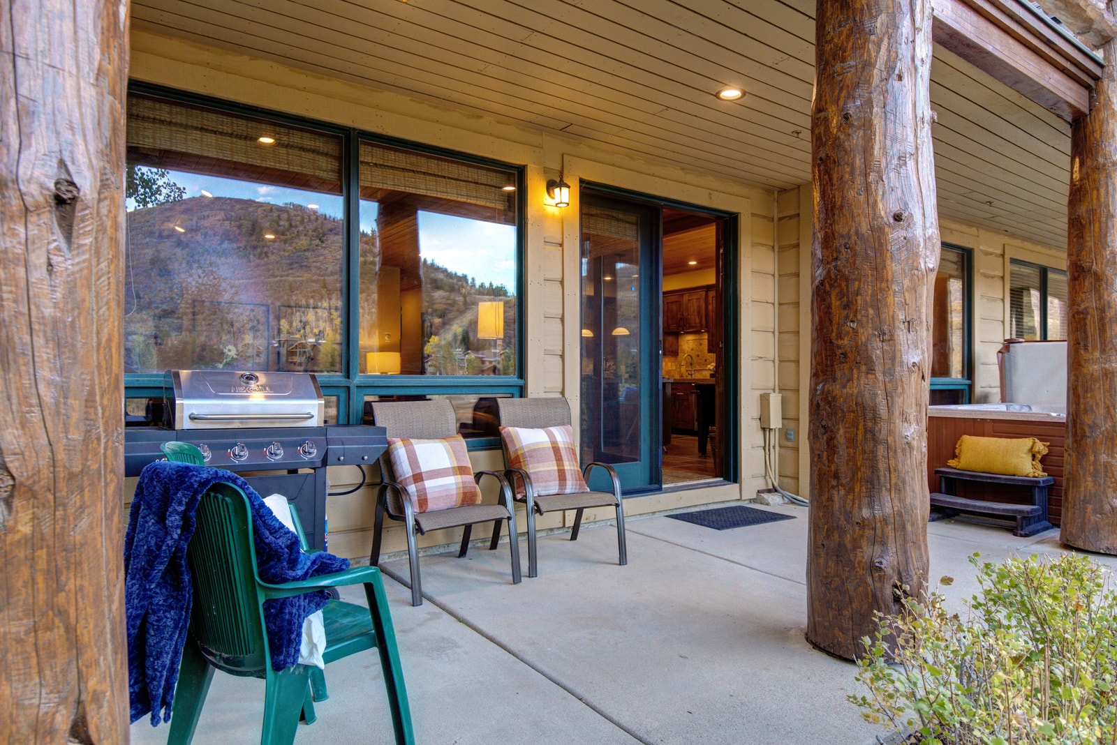 Grill up favorites on your private BBQ deck with fresh air and outdoor seating just outside the sliding doors.