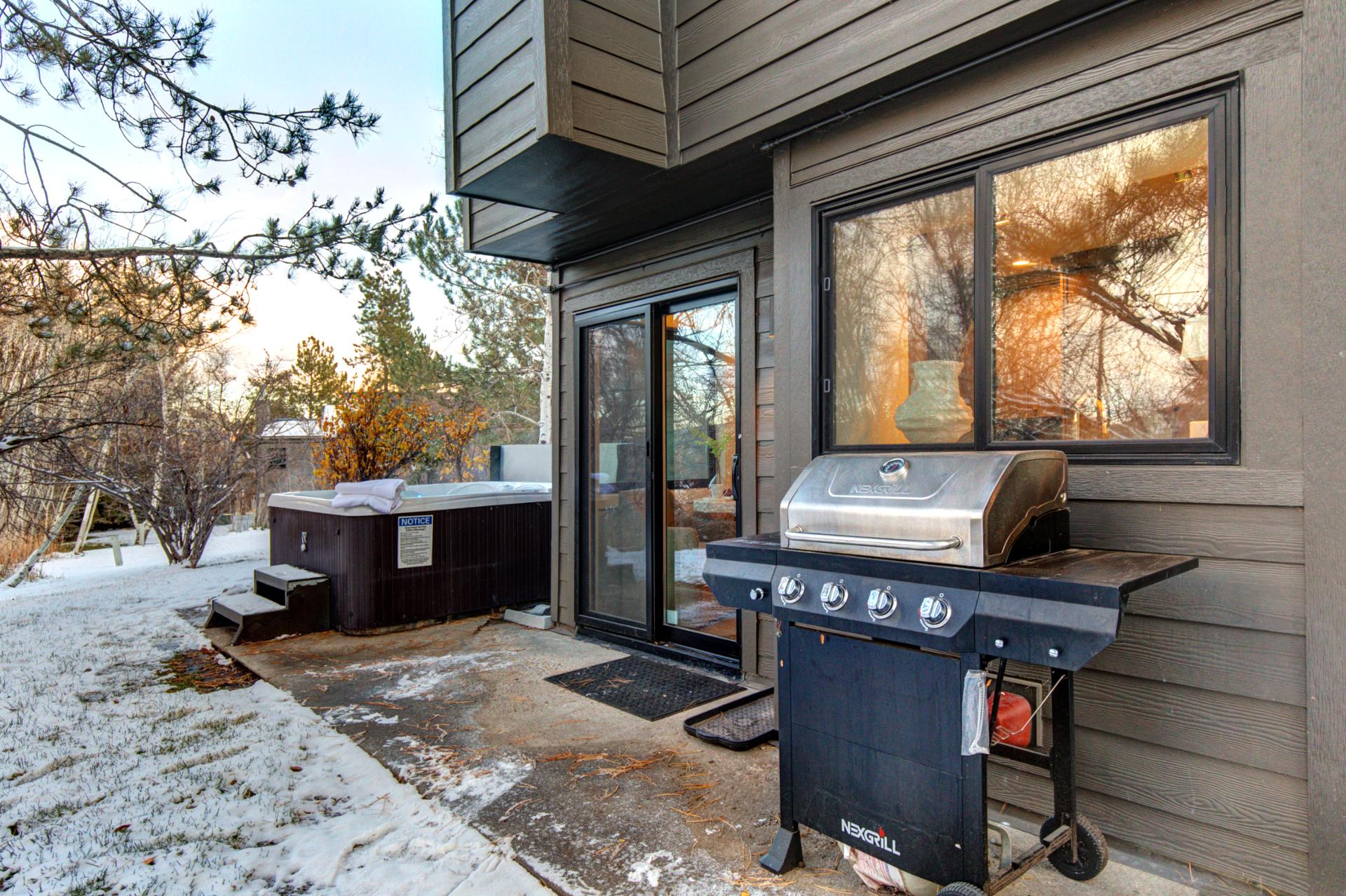 Beyond the indoor cooking, enjoy barbecuing your favorite meals