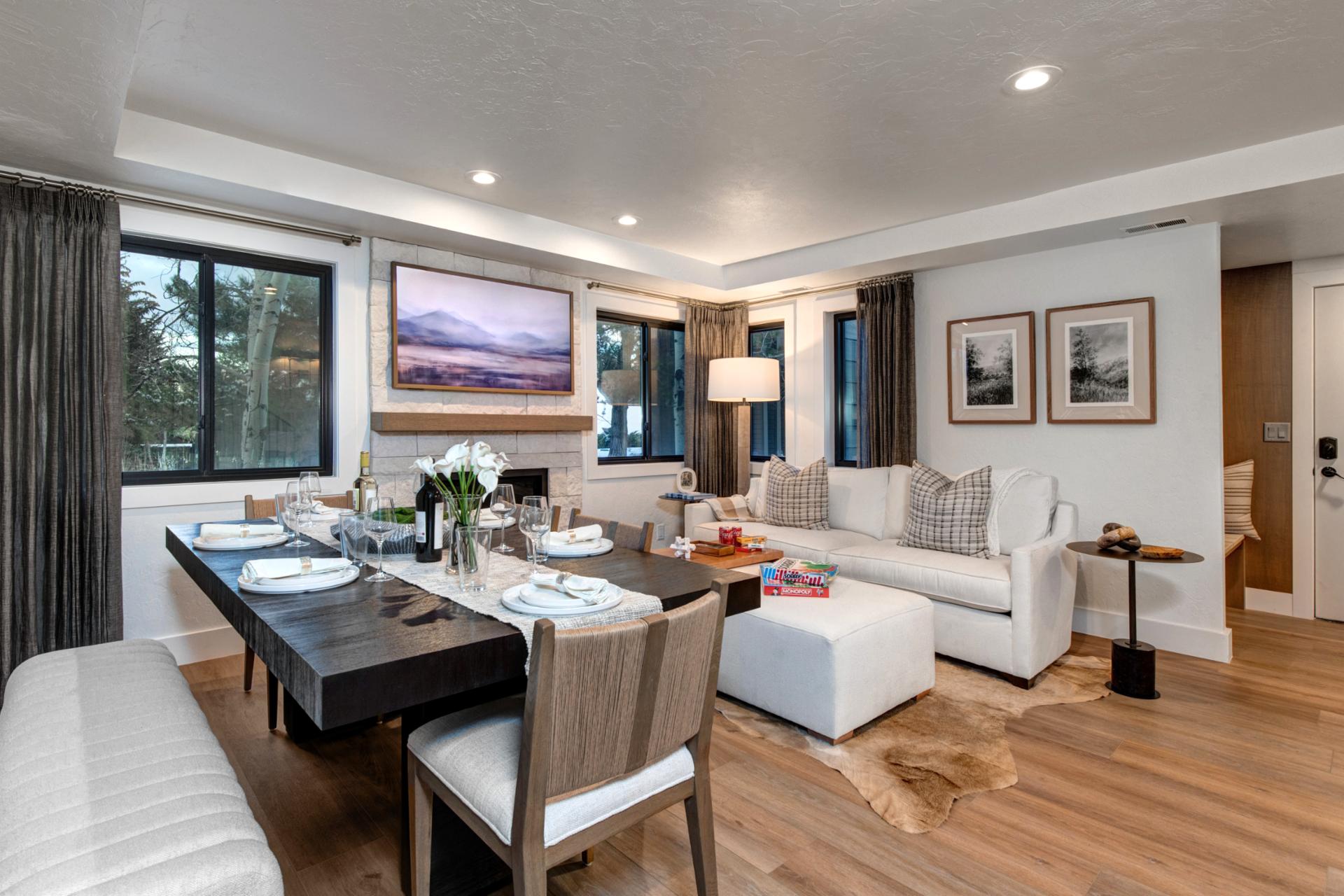 Enjoying meals together on vacation makes for cherished memories.