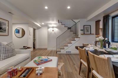 Spacious open-concept living and dining area designed for your group’s comfort.