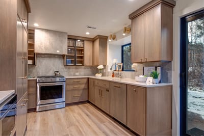 Stainless steel appliances designed for effortless vacation cooking.