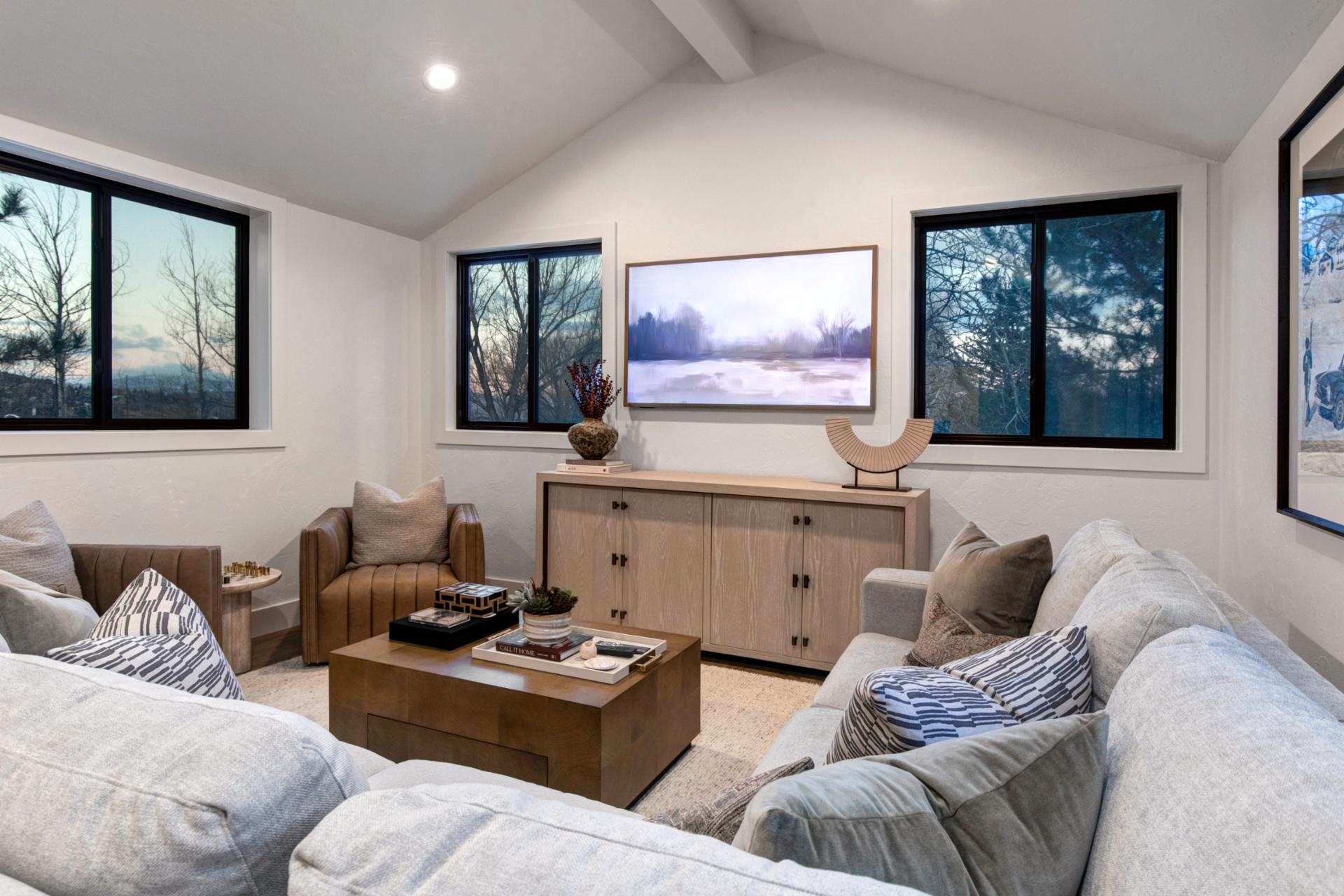 Plush seating for the entire group