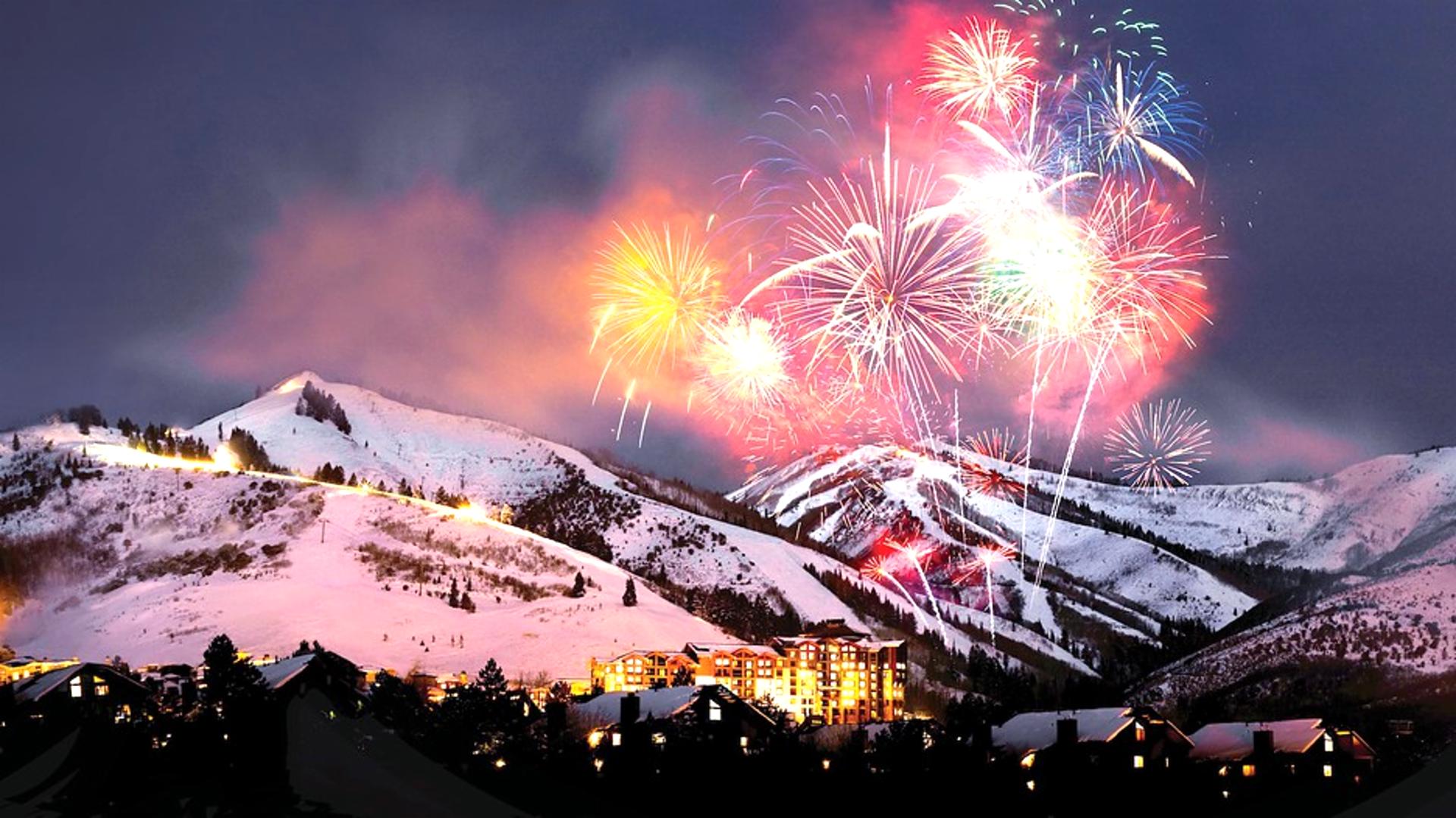 Catch stunning mountain fireworks from your private balcony.