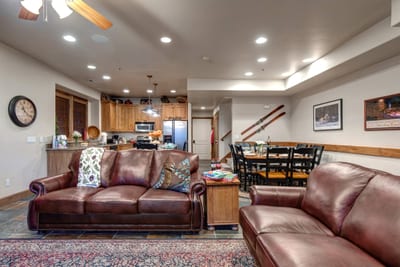 Living area opens to the kitchen and dining, creating space for relaxing and entertaining. PPS-1416