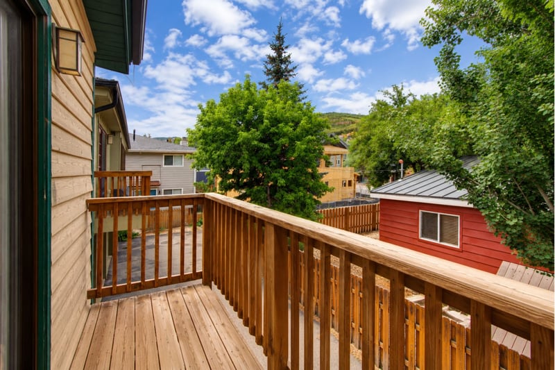 Step onto your private balcony and take in the trees and mountain air. PPS-1416