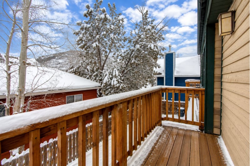 Step onto your private balcony and take in the trees and mountain air. PPS-1416